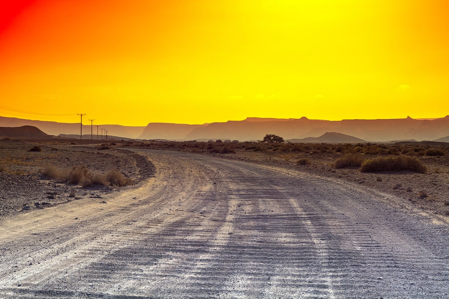 hills of the Negev Desert in Israel